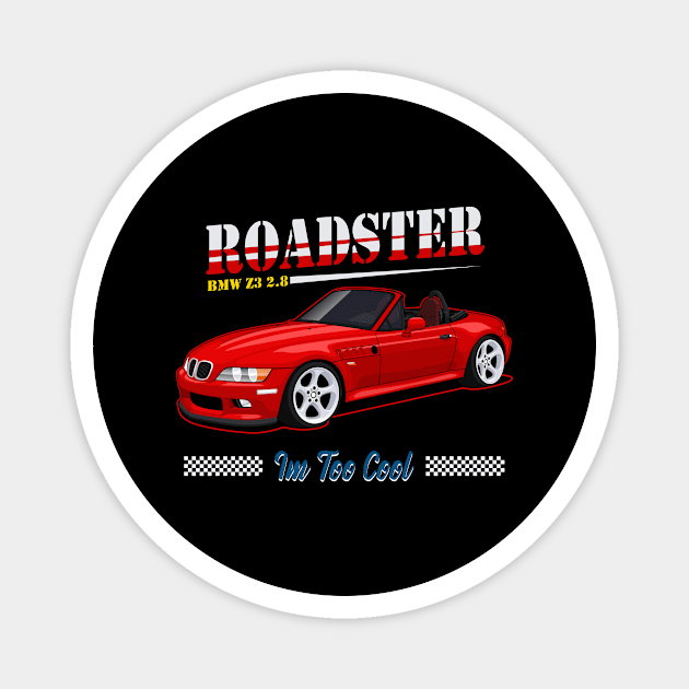 Bimmer Z3 Roadster Magnet by Turbo29